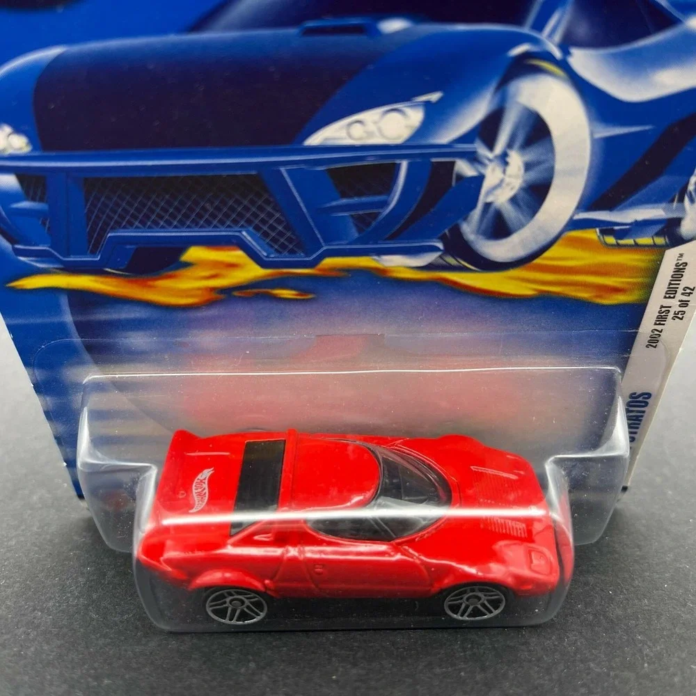 Hot Wheels 2002 First Editions Lancia Stratos Car Red Diecast 1/64 Scale #037